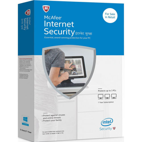 McAfee 3 Years Internet Security SW