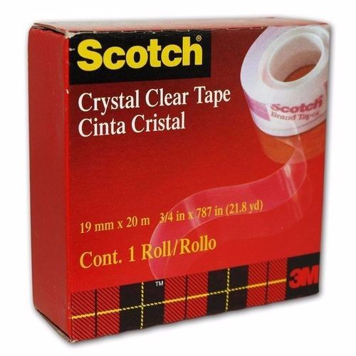 3M CRYSTAL CLEAR TAPE (BOXED) 19MM X 20M, 3M MOUNTING TAPE CAT 110 12MM X 5M
