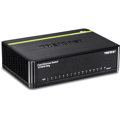Trendnet 16-Port 10/100 Mbps GREENnet Desktop Switch