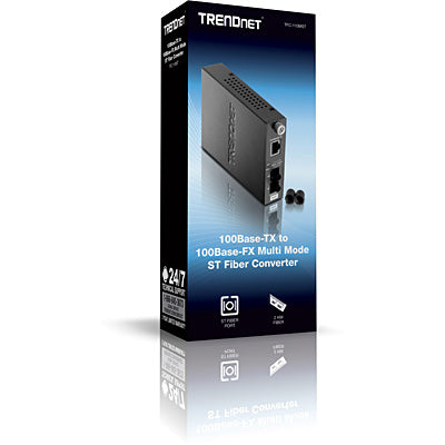 Trendnet 100Base-TX to 100Base-FX Multi Mode ST Fiber Converter