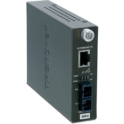 Trendnet Intelligent 10/100Base-TX to 100Base-FX Single Mode SC Fiber Converter(30km)