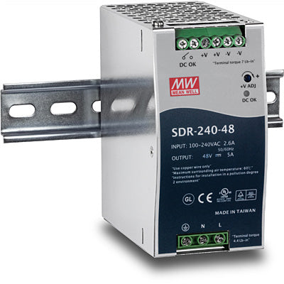 Trendnet 240 W Single Output Industrial DIN-Rail Power Supply