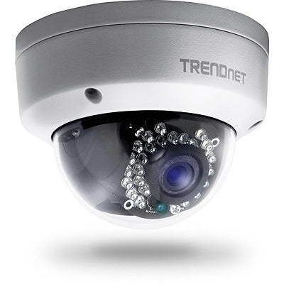 Trendnet Indoor / Outdoor 1.3 MP HD PoE Dome IR Network Camera