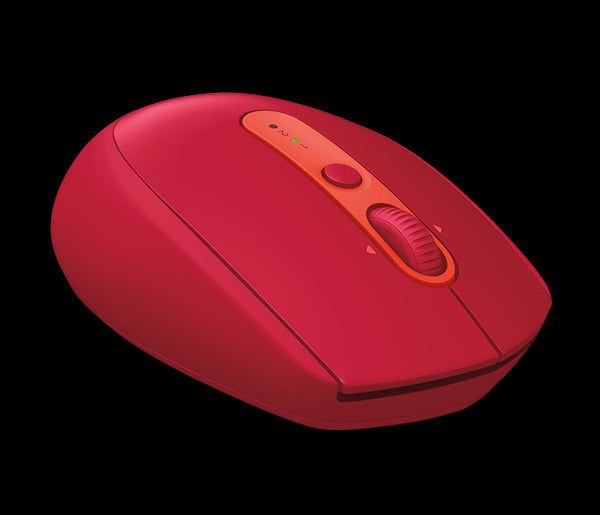 Logitech M590 Silent Multi Device Mouse - Ruby