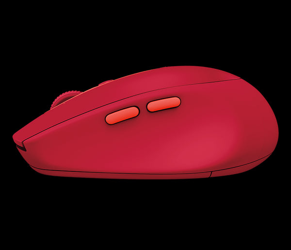 Logitech M590 Silent Multi Device Mouse - Ruby