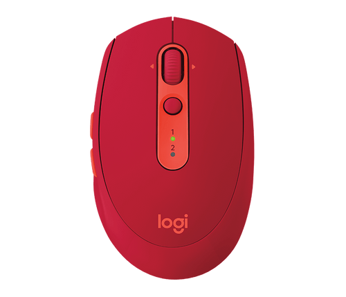Logitech M590 Silent Multi Device Mouse - Ruby