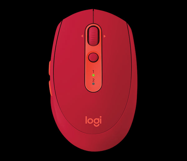 Logitech M590 Silent Multi Device Mouse - Ruby